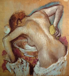 Frau bei ihrer Toilette, ca. 1894